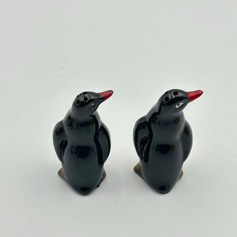 SP41-1-Vintage salt & Pepper‎ shakers penguin Japan - Picture 3 of 7